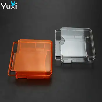 

YuXi Clear Orange Crystal Case Cover for Gameboy Advance SP for GBA SP Game Console Protective shell housing Case