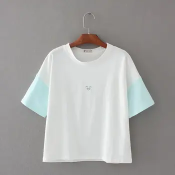 

Cotton Summer Fashion T Shirt Women T-shirts Casual Tops Short Sleeve T-shirt Women