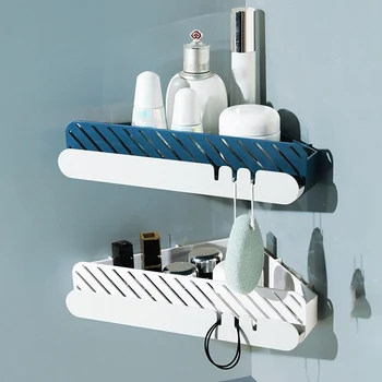 

Bathroom Kitchen Storage Basket Without Nail Receive Frame Storage Basket No Trace Rack Storage Basket Organizers