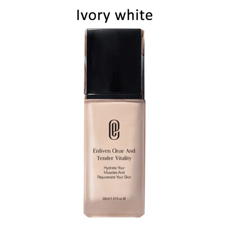 Рекомендуем увлажняющая шелковистая основа для макияжа Высокая консилер стойкая увлажняющая водостойкая легко нажимаемая - Цвет: Ivory white