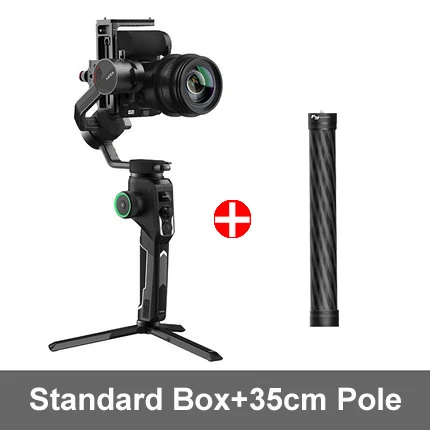 Standard n Pole Moza Aircross 2 3-осевой ручной шарнирный стабилизатор для камеры штатив «стедикам» Для беззеркальных камер sony a6300 Pana GH5 однообъективной зеркальной камеры Canon EOS Pk ZhiyunCrane - Цвет: Standard n Pole