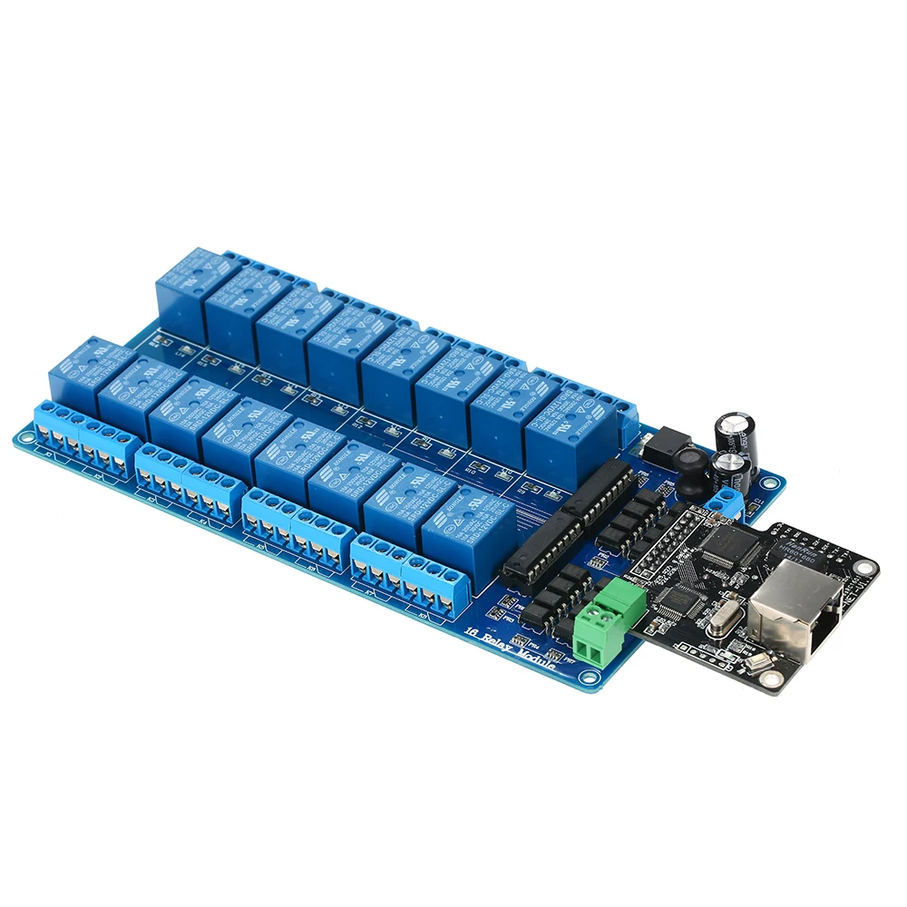 Ethernet модуль управления LAN WAN сетевая паутина сервер RJ45 порт 16 каналов РЕЛЕ