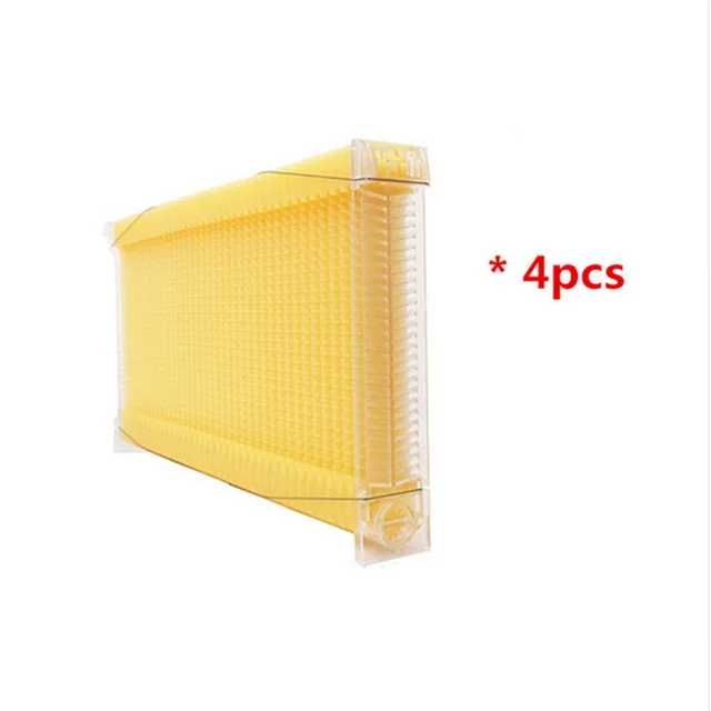 4pcs beehive Автоматический деревянный улей дом 7 шт. улей рама улей деревянный улей оборудование для пчеловодства улей поставка улей инструмент для пчеловода - Цвет: 4pcs beehive