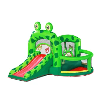 

Doctor Dolphin The Frog Prince Inflation Bounce Bed Slide Indoor Ocean Ball Pool Children Inflation Castle Household Small-sized