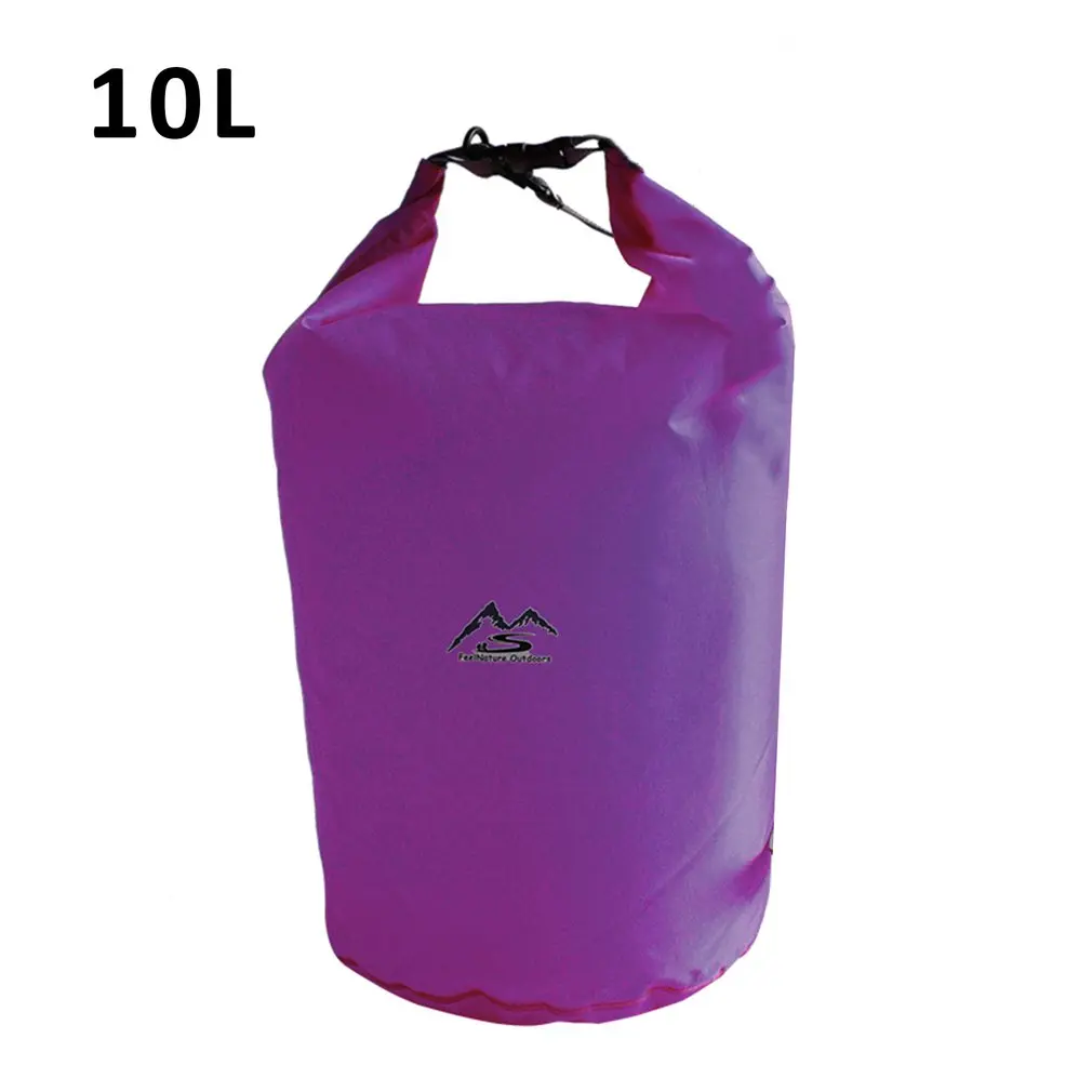 Оранжевый 5L/10L/20L/40L открытый сухой водонепроницаемый мешок сухой мешок водонепроницаемый плавающий сухой шестерни сумки для гребли рыбалки рафтинг плавание - Цвет: Оранжевый
