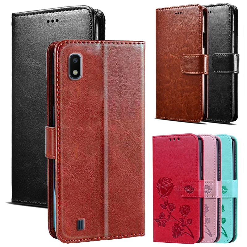 

Чехол для Samsung A10 Чехол-книжка из искусственной кожи с подставкой для Samsung Galaxy A10 SM-A105F SM-A105G SM-A105M