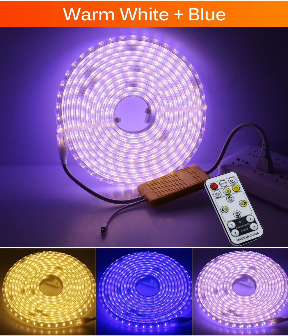 RGB LED Light Strip com controle remoto