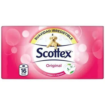 

Scottex Original – Toilet Paper, 16 Rolls