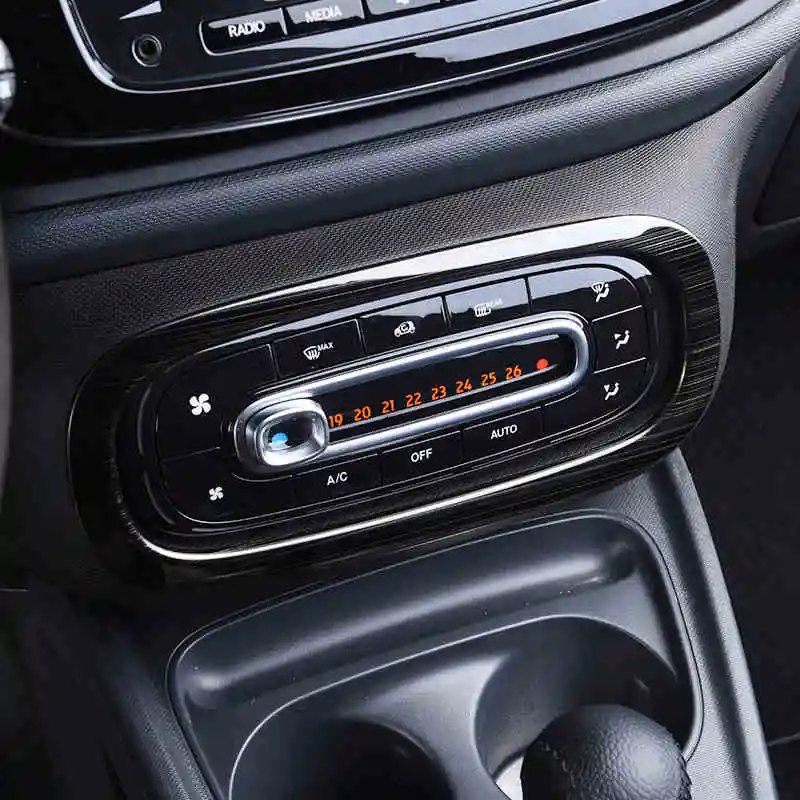 3D персонализированный стикер из углеродного волокна для Mercedes smart 453 Fortwo Forfour