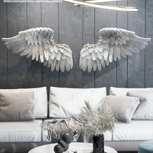 Nordic Style Wing 3D Wall Hanging Room Decoration Accessories Living Room Wall Decoration Aesthetic Kawaii Girls Room Decor