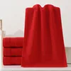 Red 35X75  High Quality New 100%   Adult Men women  Gift Water Absorption Home Bath Towel Face Towel 3