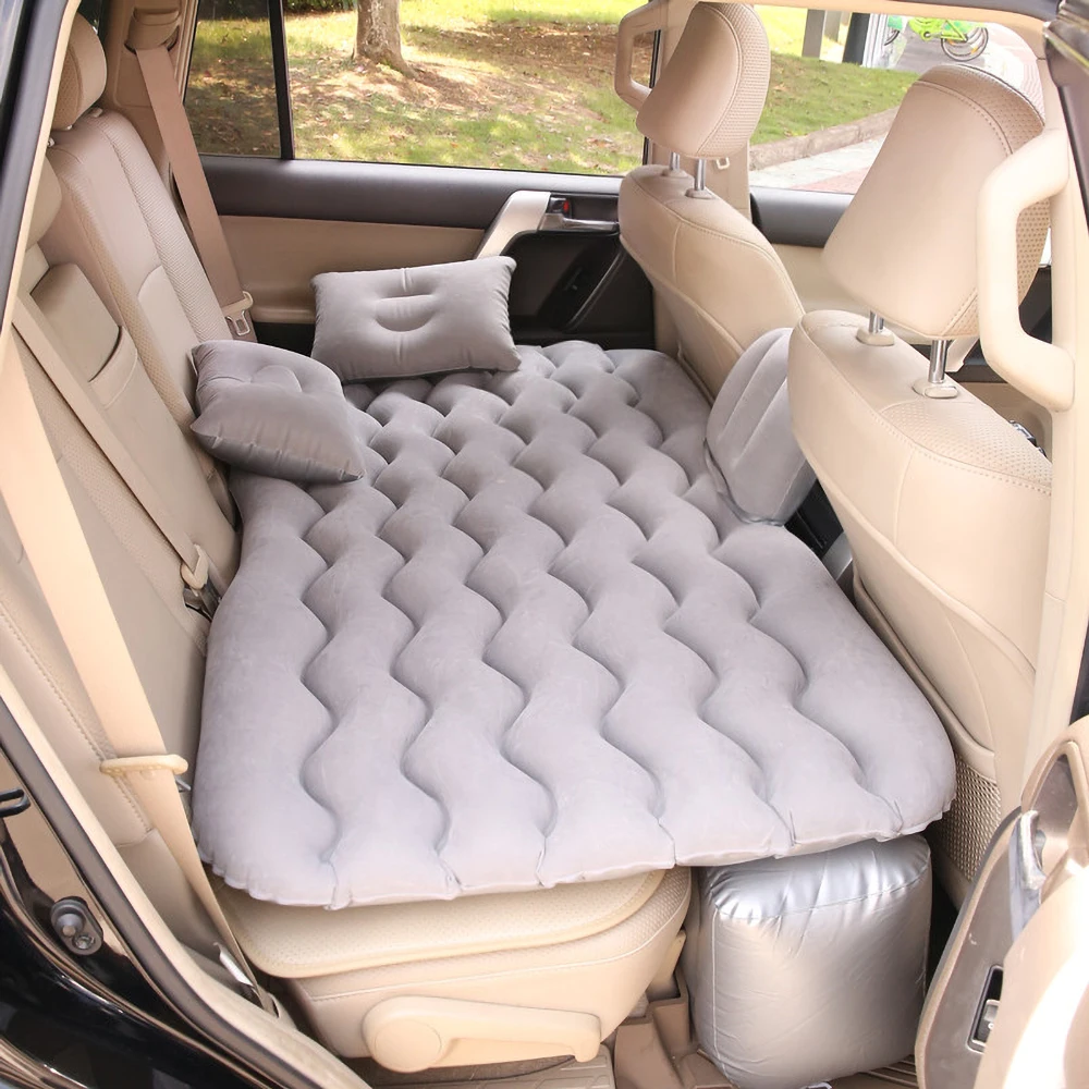 Larger Size Durable Car Back Seat Cover Car Air Mattress Travel Bed Moisture-proof Inflatable Mattress Air Bed Without Pump