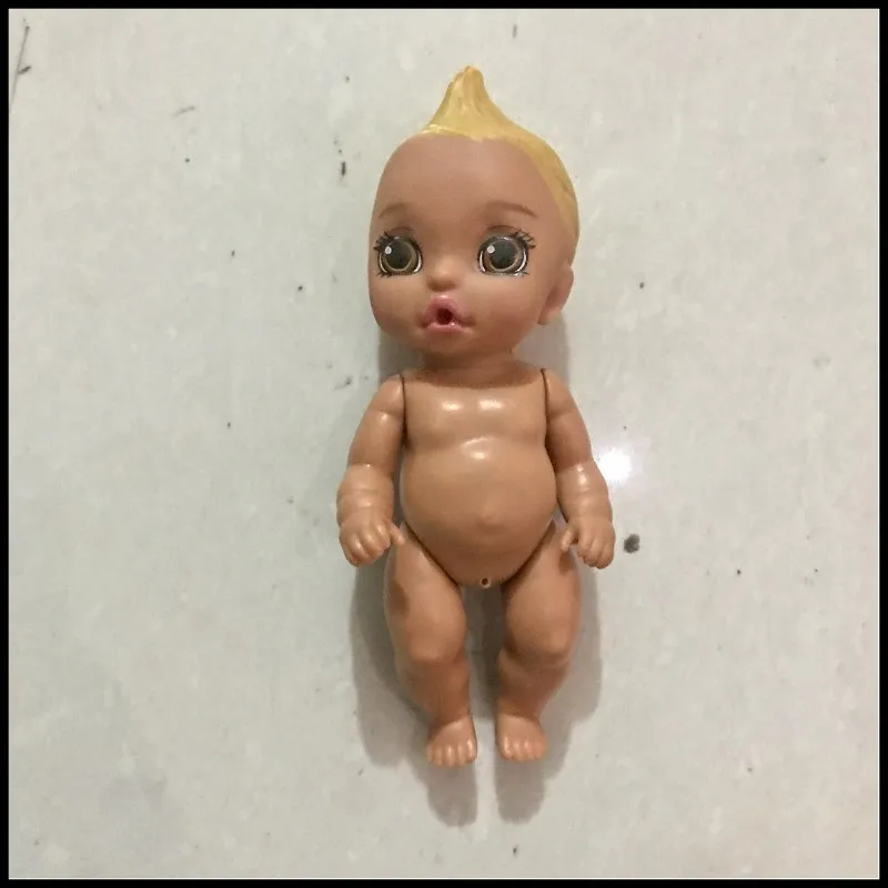 random 1pc USA Cute Mini Baby In My Pocket Doll Figure Toy Baby Doll DIY Decoration Gift