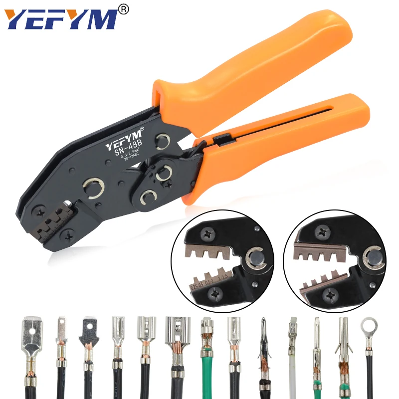 SN-48B обжимные плоскогубцы 0 5-2.5mm2 20-15AWG SN-28B/-2 Dupont XH2.54 KF2510 SM 2 54 3 96 TAB 8/4 8/6 Тип разъема |