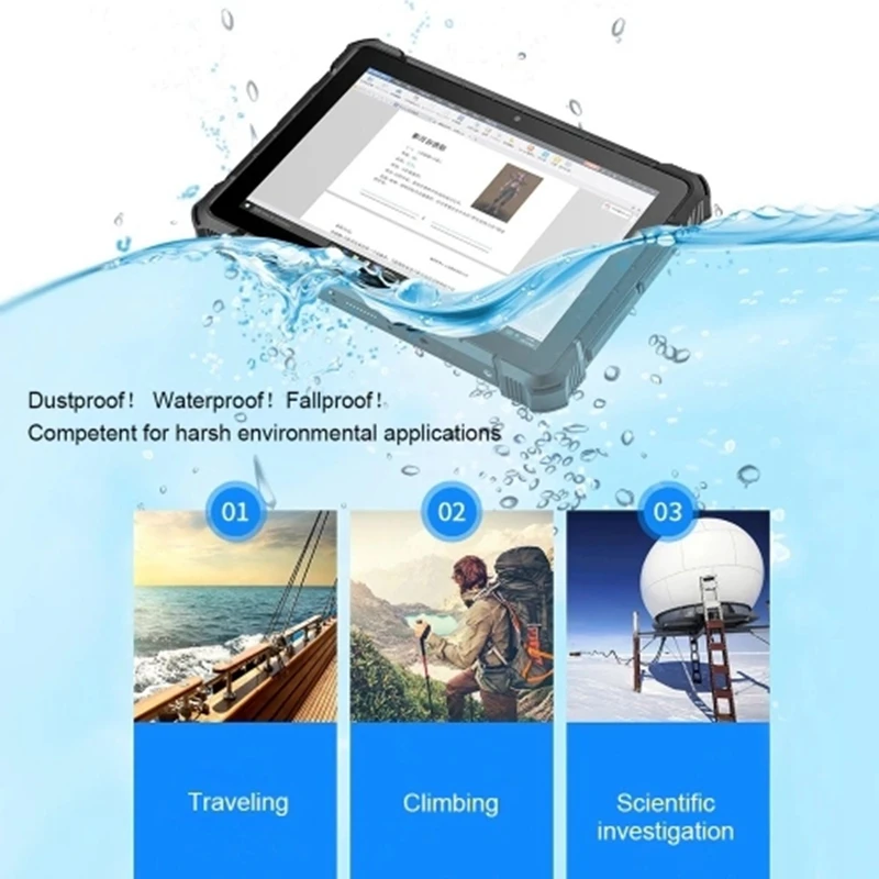 10.1 Inches Tablet PC Support for Windows 10 Intel Z8350 4GB/64GB Dual Cameras Tablet Computer 2.4G