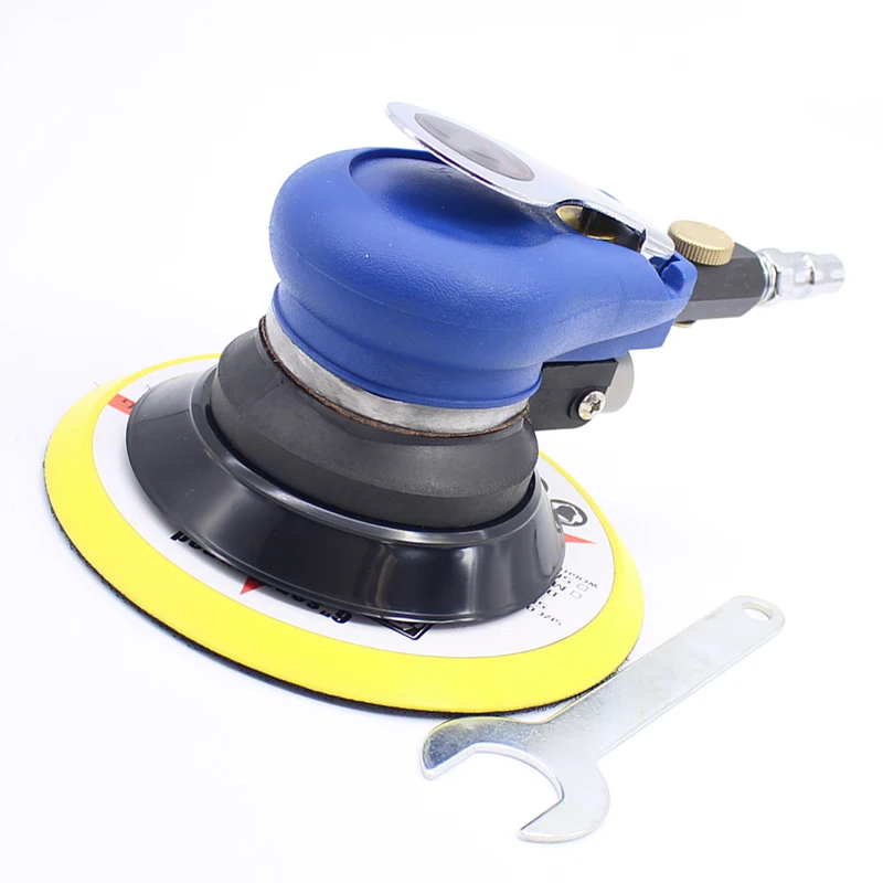 

6 Inch Polisher Air Sander Automobile Circular Pneumatic Polishing Machine Air Polishing Grinding Machine Electric Woodworking