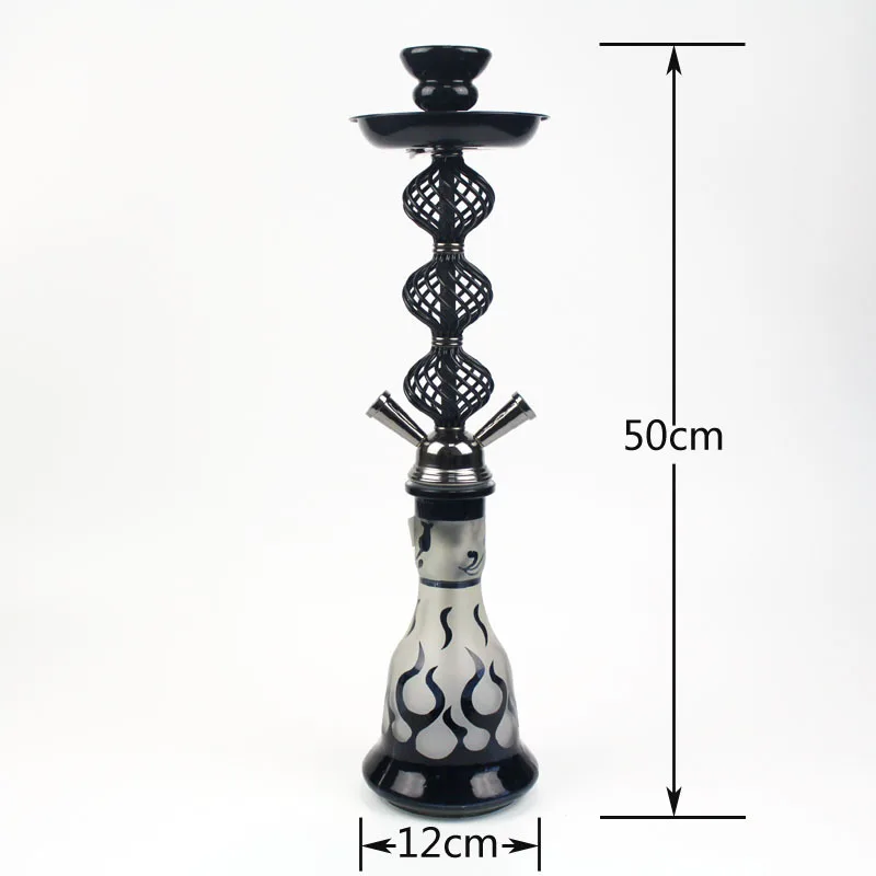 Арабский кальян набор курить Shishas водопровод шланг удаленный полный набор табак для кальяна чаша двойная труба кальяна