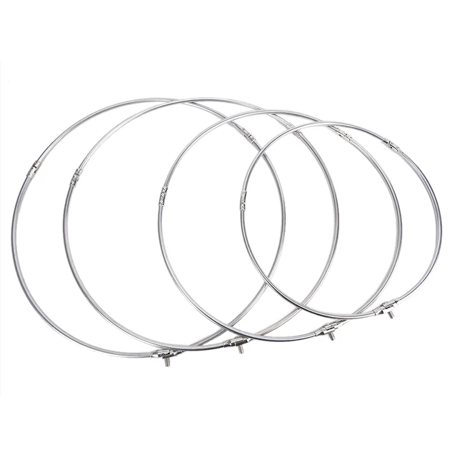 Fishing Net Head Stainless Steel Fishing Folding Net Brail Head Round Dipnet Tackle Accessory HOT 35/40/45/50cm Sizes 2