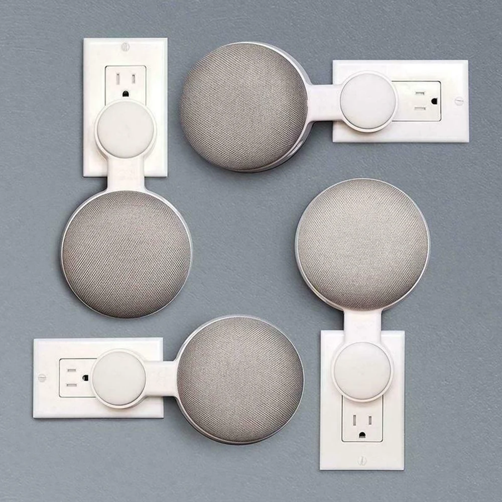 Выходное настенное крепление, Вешалка Подставка для Google Home Mini Voice Assistant US Plug Кухня Ванная Спальня подставка для колонки
