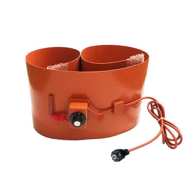 220 V 200L/55 Gallonos Szilikon Sáv Dobfűtés Takaróolaj -Tartály Fűtés Gomb Hőmérséklet -Szabályozóval - Image 2