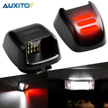 2 pces livre de erros lâmpadas de placa de número de led 18 led lâmpada de luz de placa de licença para nissan navara d40 frontier 04-18 para acmat altv