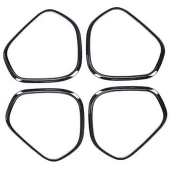 

Black Titanium Inner Door Speaker Decoration Cover Trim for Volvo XC60 2018 2019