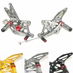 ЧПУ Регулируемые задние набор Rearsets для Honda CBR250R 2011 2012 2013 cbr300r 2015 2016 подставка для ног