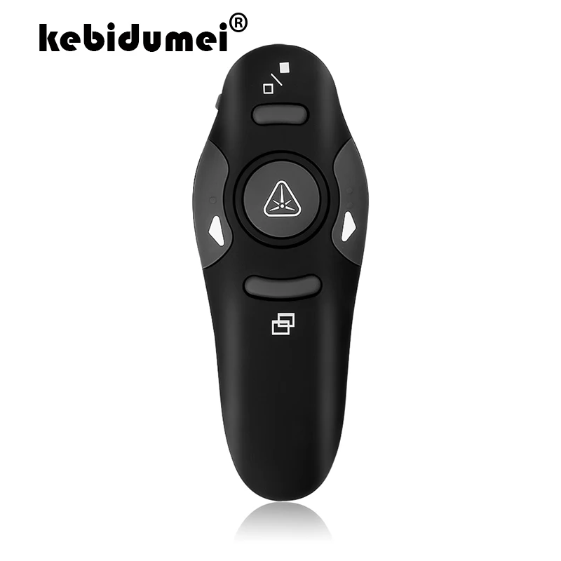 

kebidumei Wireless Presenter Red Laser Pointers Pen USB for RF Remote Control Page Turning PPT Powerpoint Presentation 2.4GHz