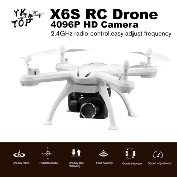 

X6S RC Drone 4CH WiFi FPV Drone 4K HD Camera Flight Pressure Hover RC Helicopter Headless Mode RC Aircraft