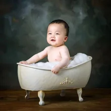 Accessoires de photographie de nouveau né, berceau de bébé, baignoire, lit de douche, pour nourrissons, panier de pose de Studio d'été