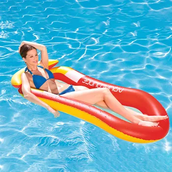 

Water Lounge Chair Single Floating Row Water Bed Water Cushion Inflatable Float Swim Rings Environmentally PVC