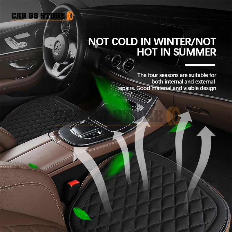 Car Seat Cushion With Comfort Memory Foam And Non-Slip Rubber All Seasons Universal For Home School Office Chairs