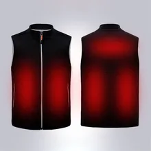 Теплый жилет унисекс с usb-питанием, Графеновый нагревательный жилет из углеродного волокна, Электрический жилет, бархатная зимняя уличная теплая одежда, 1ym