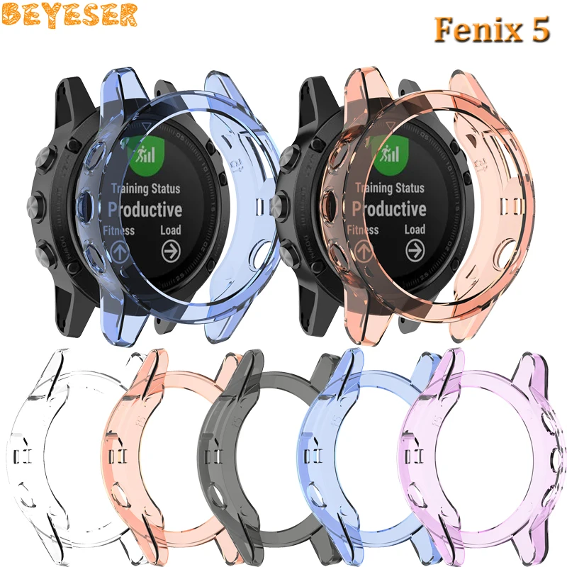 Защитная рамка из ТПУ для Garmin Fenix 5 Plus сменные умные аксессуары зеркальная