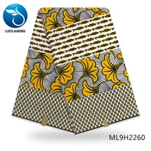 Воск liulanzhi нигерийский tissu хлопок печать Анкара швейная печать воск 6 ярдов Высокое качество Африканский Воск ML9H2256-71