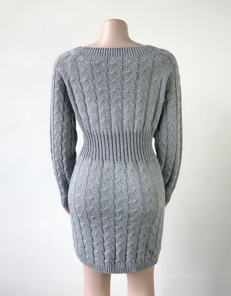 LOGAMI вязаный с открытыми плечами свитер платье женское осеннее тонкое мини сексуальное облегающее зимнее платье с длинным рукавом Новое