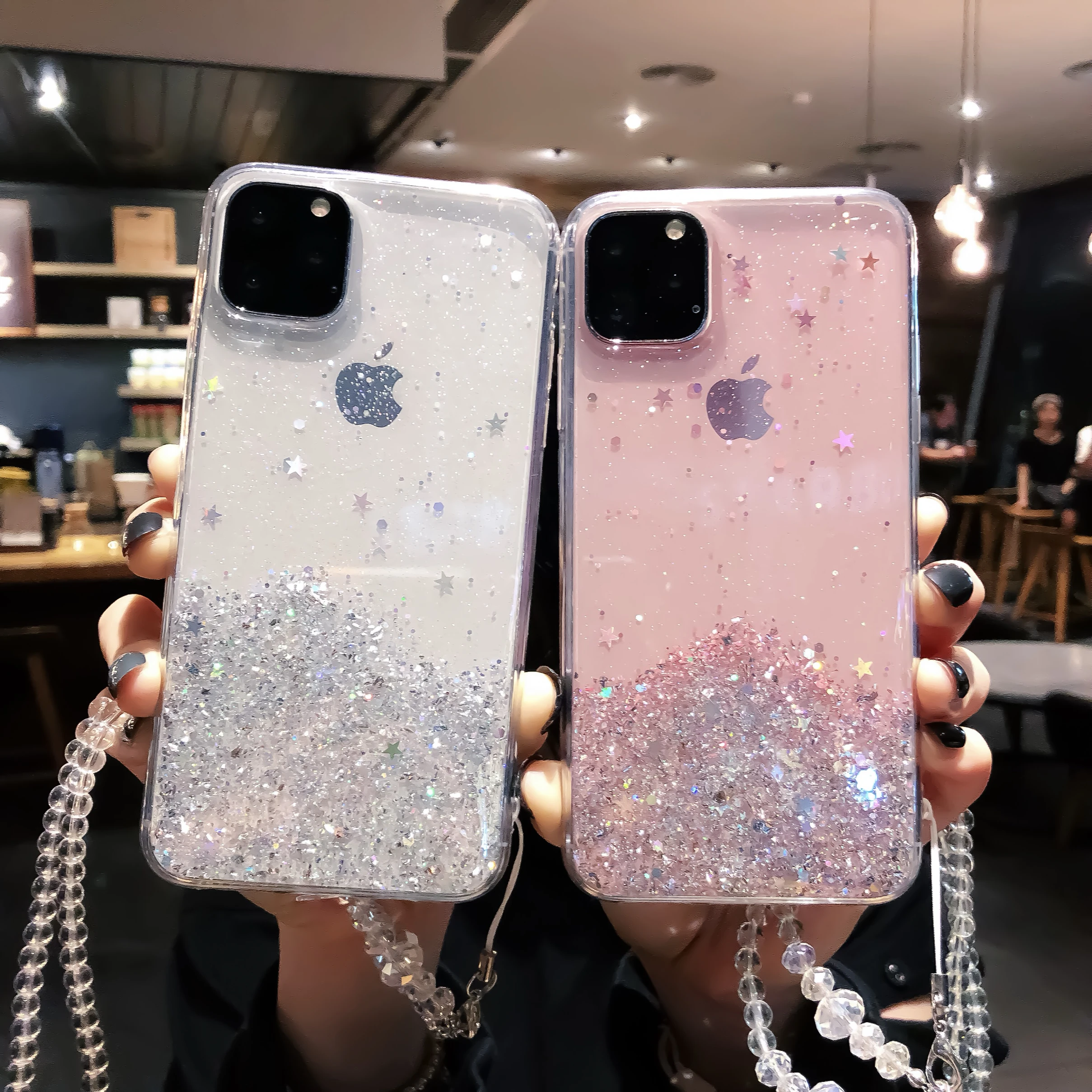 

Starry sky soft Case For iPhone 11 6.1"Inch Cover For iPhone 11 Pro Max Back Cover