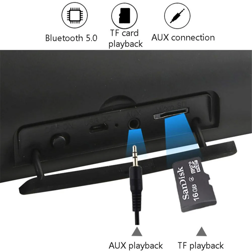 Bluetooth 5 0 динамик наружная TWS технология зарядки встроенный аккумулятор 2000 мАч fm