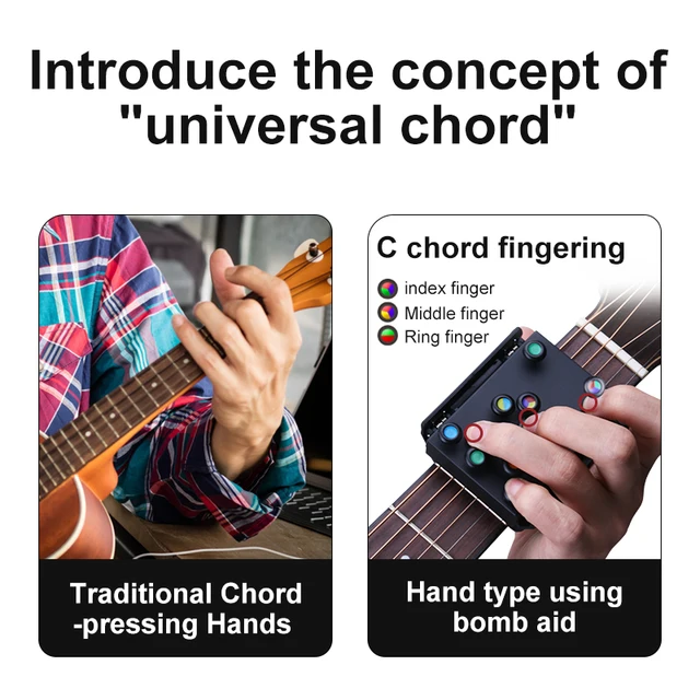 Guitar Chord Tool For Beginners To Practice Protect Fingers Practice