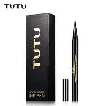 Туту черная жидкая подводка для глаз макияж Луна песни чернила подводка для глаз Карандаш Водонепроницаемый Отдых весь день длительный
