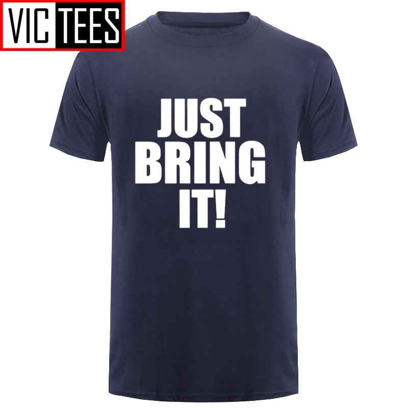 Men T Shirts Spring Autumn Dwayne Johnson The Rock Bull Just Bring It On Hip Round Neck Causal Black T-Shirt Uniform Men T Shirts Spring Autumn Dwayne Johnson The Rock Bull Just Bring It On Hip Round Neck Causal Black T-Shirt Uniform