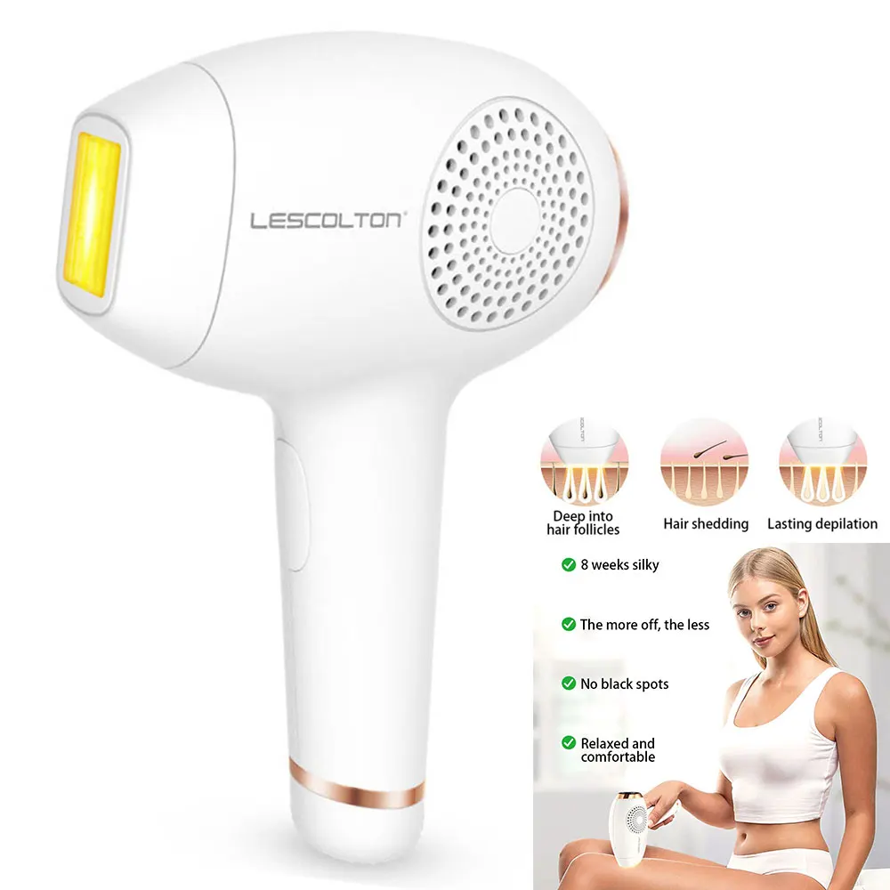 Лазерный эпилятор Lescolton T011i 2 в 1 IPL для удаления волос омоложение кожи подмышки