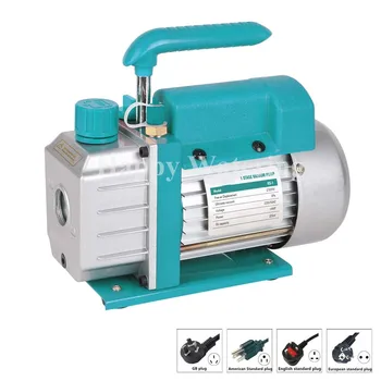 

Single Stage 1.5CFM Air Vacuum Pump 1/4HP Rotary Vane Deep HVAC Tool AC R410a R134 for Automobile Repair