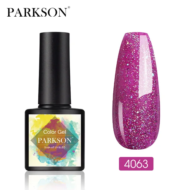 Parkson No Wipe Top Coat Base Coat Nail Gel polish Design Enhancer Varnish Semi Permanent Soak Off UV LED Nail Art Tool 4063