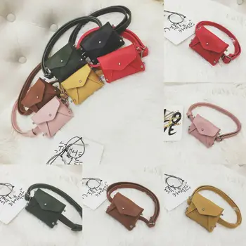 

Children's Rivet Small Square Bag Kid Crossbody Shoulder Bag Cross Body Waist Funny Pack Chest bag