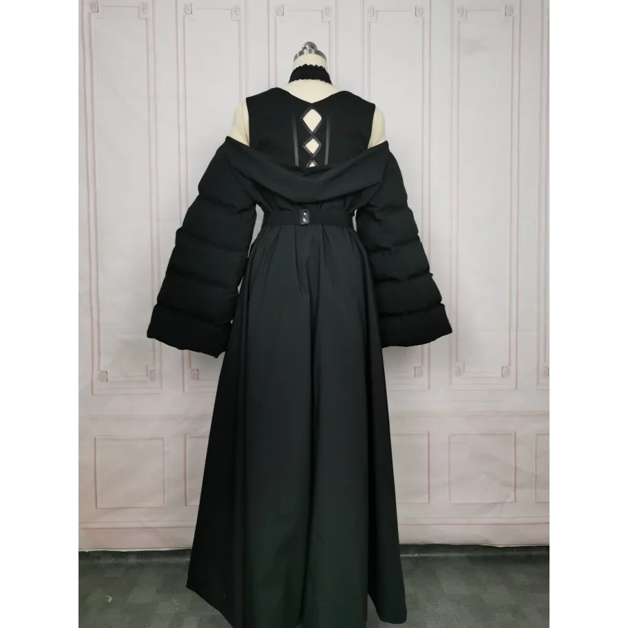 Final Fantasy XIV Gaia Cosplay Kostüm Dark Psychic Black Uniform Halloween Role Play Wig Shoes Prop 16 Final Fantasy XIV Gaia Cosplay Kostüm Dark Psychic Black Uniform Halloween Role Play Wig Shoes Prop 5