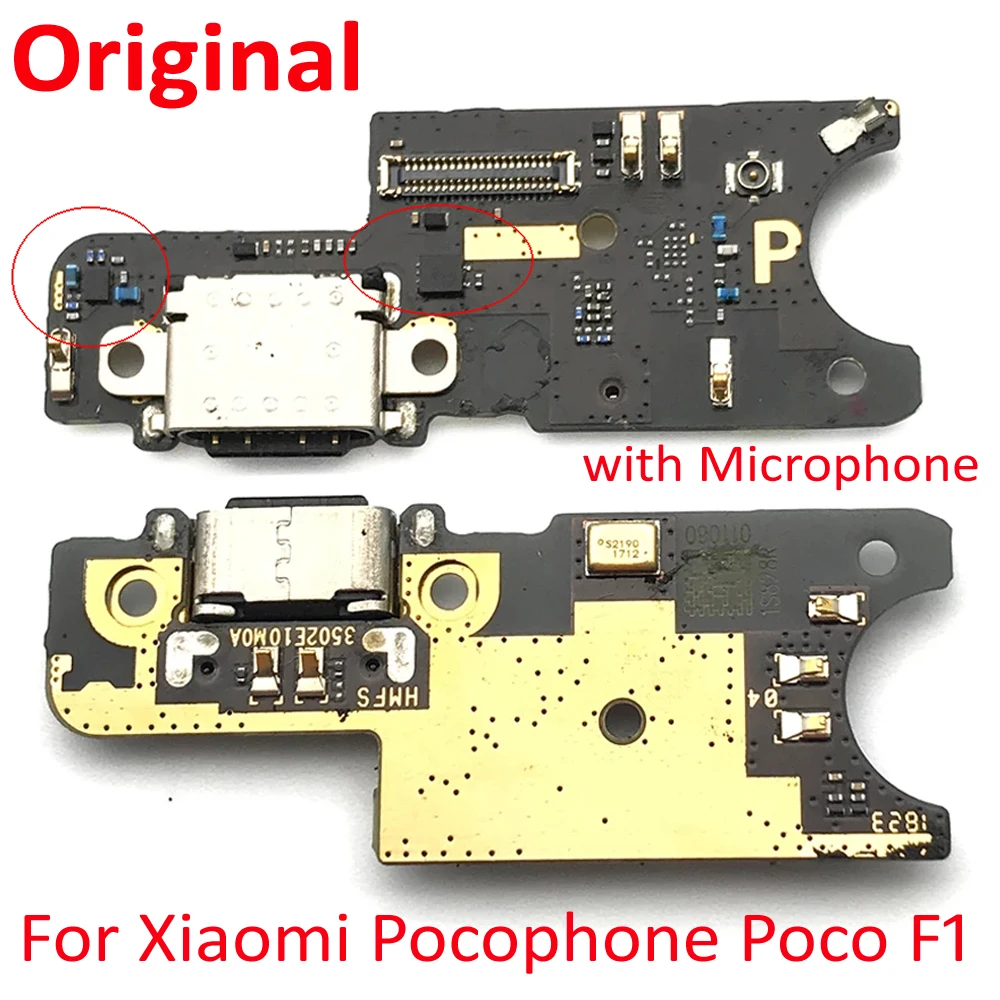 Оригинальная лучшая зарядная плата для Xiaomi Mi Poco F1 / Pocophone микрофонный модуль USB