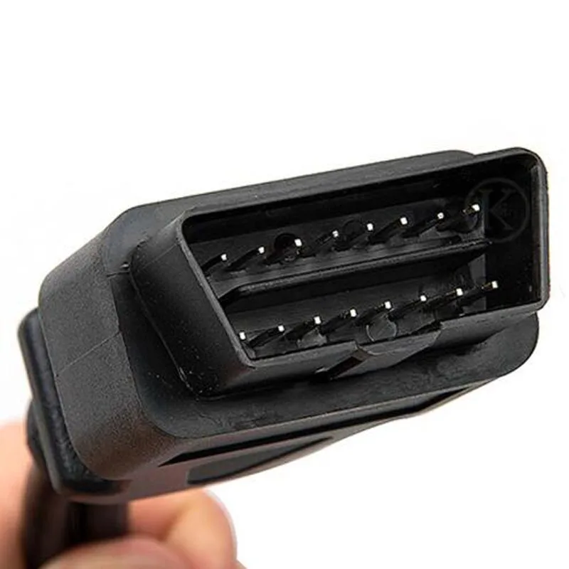 Зеленый OBD 16Pin OBD2 удлинитель для автомобиля OBD OBDII OBD2 16 Pin общий интерфейс удлинитель Кабель