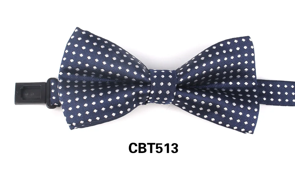 CBT513 Новые точки дети бабочкой модные галстуки Регулируемый мужской галстук для мальчика и девочки полиэстер Pre-Tied - Цвет: CBT513