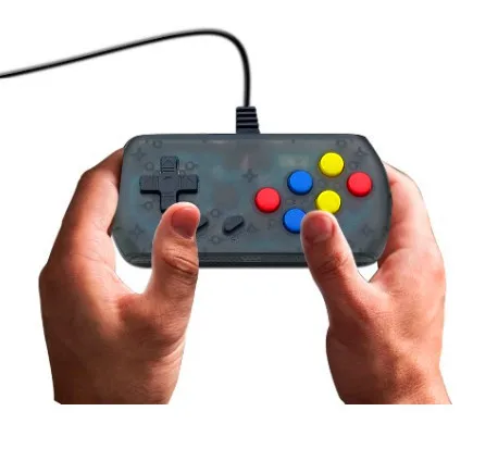 Gamepad Новейший Vib мини портативная игровая консоль вибрирующий игровой плеер встроенный 169 Ретро игры Поддержка ТВ выход двойной игровой бой - Цвет: Gamepad